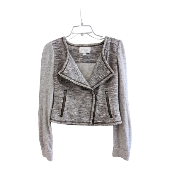 Hinge Tweed Knit Cotton Blazer Jacket Size Small - Picture 5 of 5